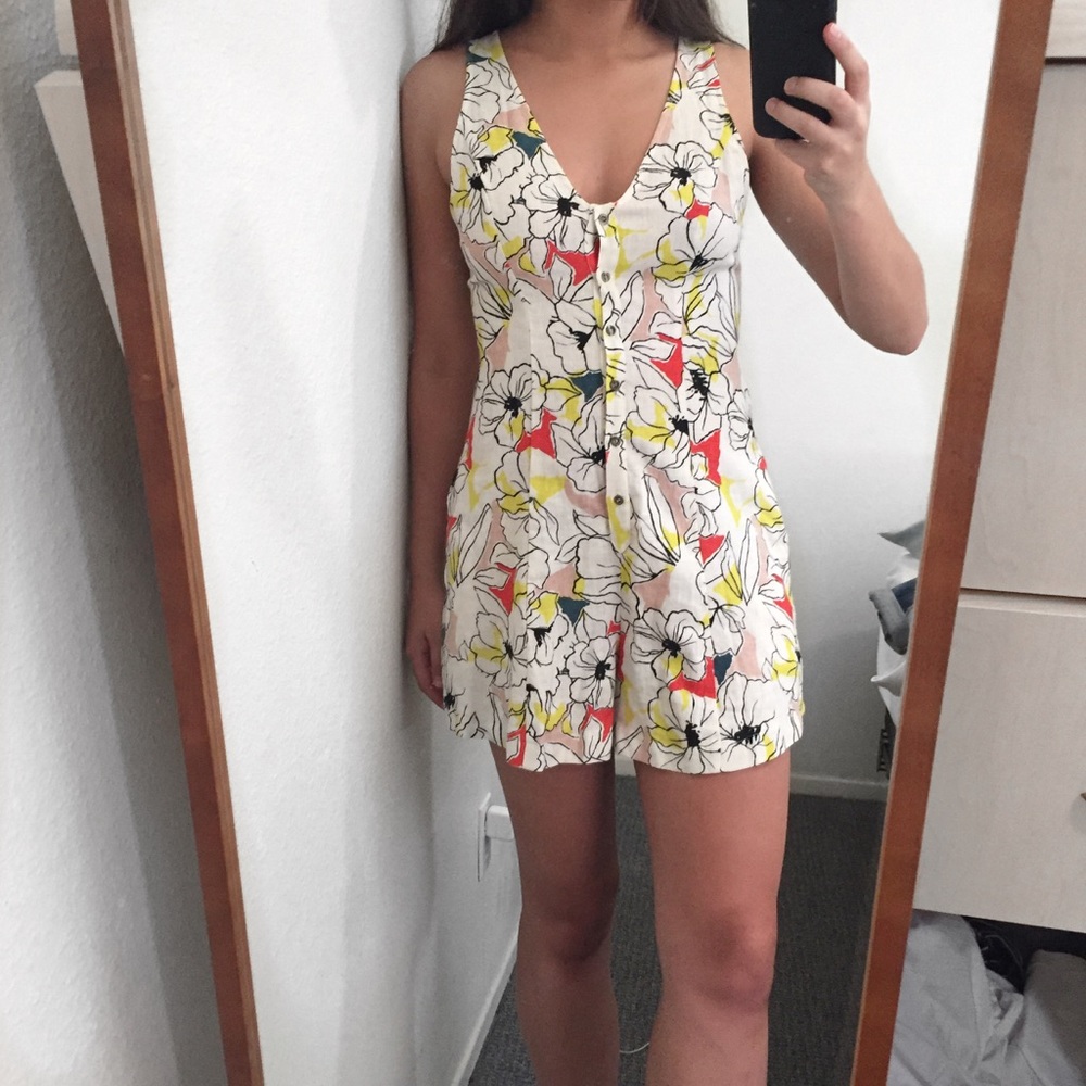ASTR floral romper